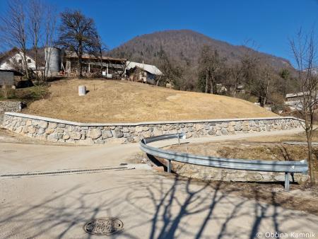 Sanacija zemeljskega plazu nad JP 660473 Županje Njive (2)